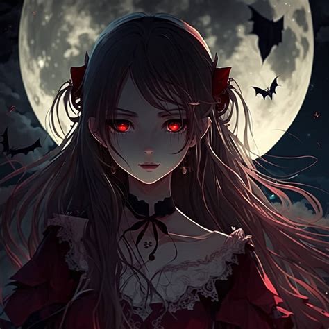 vampire anime gif|vampire anime pfp girl.